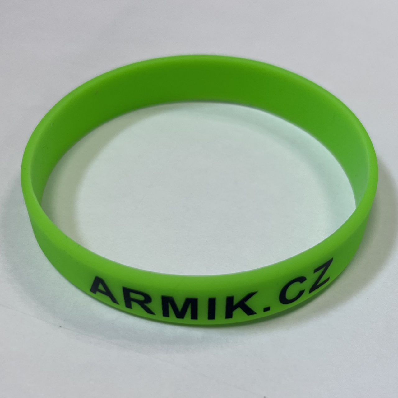 Silikónový náramok Armik.sk - zelený