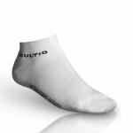 Znížené ponožky so striebrom Gultio - bielé