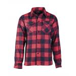 Košile dřevorubecká na knoflíky - červená