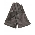 BW kožené rukavice - černé