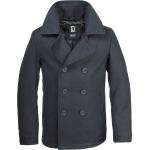 Kabát Brandit Pea Coat - čierny