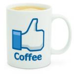 Hrnček Facebook Coffee - biely