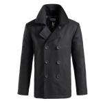 Kabát Surplus Pea Coat - čierny