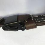 Popruh kožený pre karabínu Mauser 98k - hnedý
