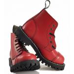Topánky Steel 6-dierkové - červené