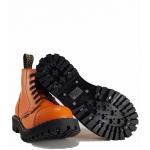 Topánky Steel 6-dierkové - oranžové