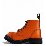 Topánky Steel 6-dierkové - oranžové