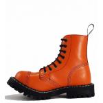 Topánky Steel 8-dierkové - oranžové