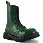 Topánky Steel 10-dierkové - zelené