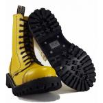 Topánky Steel 10-dierkové - žlté