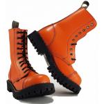 Topánky Steel 10-dierkové - oranžové