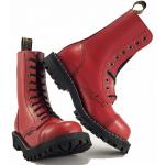 Topánky Steel 10-dierkové - červené