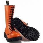 Topánky Steel 15-dierkové - oranžové