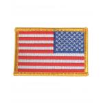 Textilná nášivka Mil-Tec vlajka USA pravá 7,5x5 cm - farebná