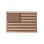 Textilná nášivka Mil-Tec vlajka USA 7,5x5 cm - desert