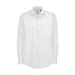 Košeľa pánska B&C Smart s dlhým rukávom - biela