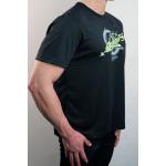 Tričko s krátkým rukávom Haven Navaho - čierne-zelené