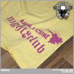 Tričko Mafia & Crime Night Club - žluté