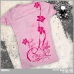 Tričko dámské Mafia & Crime Flowers - růžové