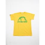 Tričko Manto Logo Vibe - žluté-zelené