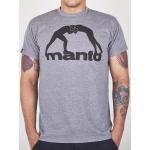 Tričko Manto Logo Vibe - šedé-černé