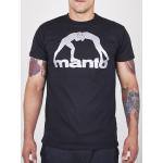 Tričko Manto Logo Vibe - černé-šedé