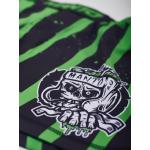 Kraťasy športové Manto Zombie - čierne-zelené