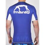 Tričko Manto Rash Logo - modré-bílé