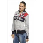 Mikina Geographical Norway Flyer Lady - sivá