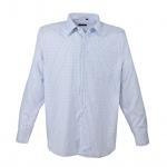 Košile s dlouhým rukávem Lavecchia Classic - bílá-modrá