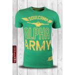 Tričko Soulcamp Alpha Army - zelené