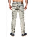 Nohavice džínsové Jeansnet 6001 - sivé