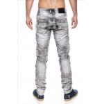 Nohavice džínsové Jeansnet 7130 - sivé
