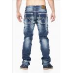 Nohavice džínsové Jeansnet 7029 - modré