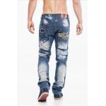 Nohavice džínsové Jeansnet 7086 - modré
