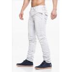 Nohavice džínsové Jeansnet 7096 - biele