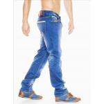 Nohavice džínsové Jeansnet 7065 - modré