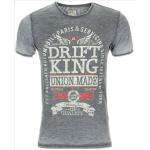 Tričko EKSI Drift King - sivé