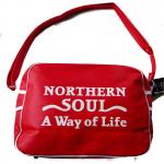 Taška přes rameno Warrior Soul Northern Soul - červená