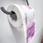 Toaletní papír 500 Euro XL