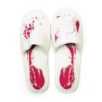 Krvavé papuče - biely-červený