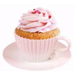 Formy na cupcakes Čaj o páté 4 ks - ružové