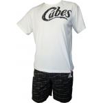 Tričko s krátkým rukávem Haven Cubes - bílé-černé
