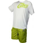 Tričko s krátkým rukávom Haven Cubes - biele-zelené