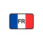 Gumová nášivka Jackets to Go vlajka Francie - barevná