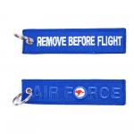 Přívěsek na klíče Fostex Remove before flight Air Force - modrý