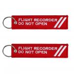 Přívěsek na klíče Fostex Flight Recorder Do Not Open - červený