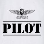 Polokošeľa Antonio PILOT - biela