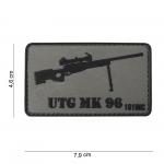 Gumová nášivka 101 Inc zbraň UTG MK 96