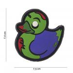 Gumová nášivka 101 Inc Zombie Duck - zelená